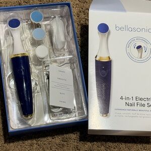 Bellsonic Electronic Nail Grooming File Device Set New